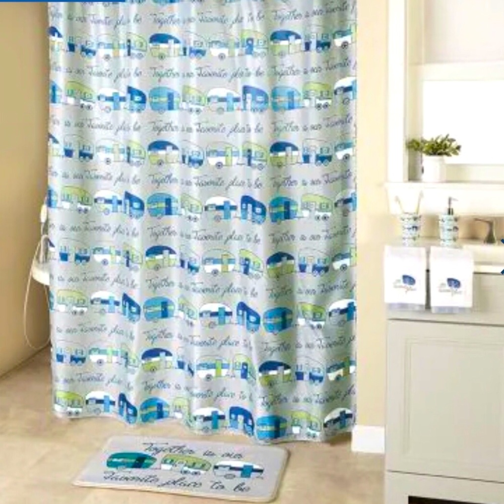 “Together is Our Favorite Place To Be” Shower Curtain, New
